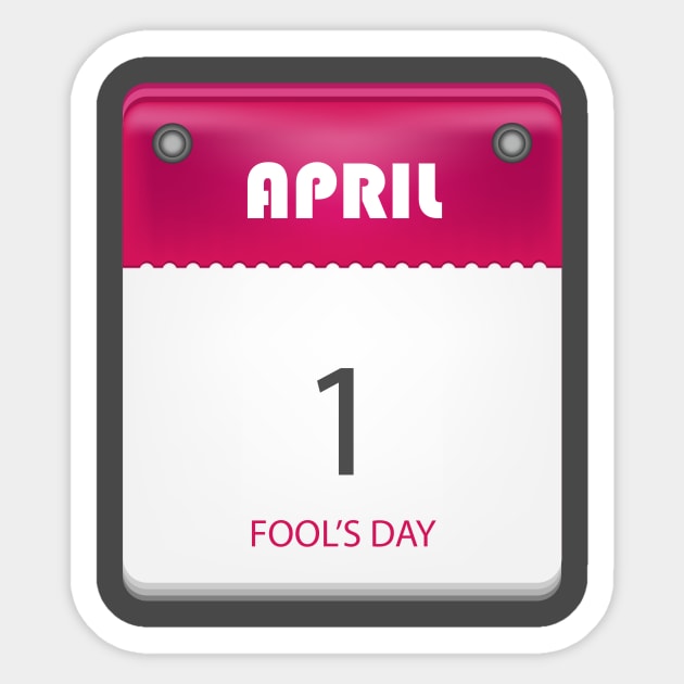 fools day Sticker by mkstore2020